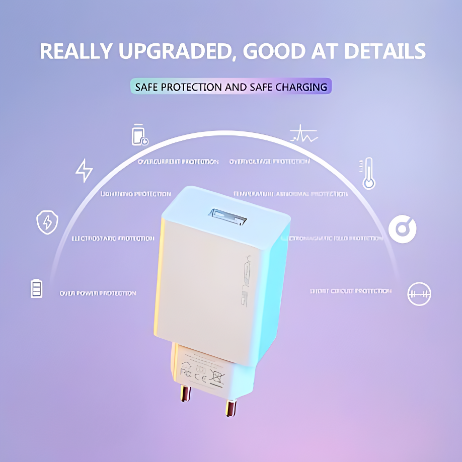 YS-1117 Fast Charging Iphone Cable With Adapter