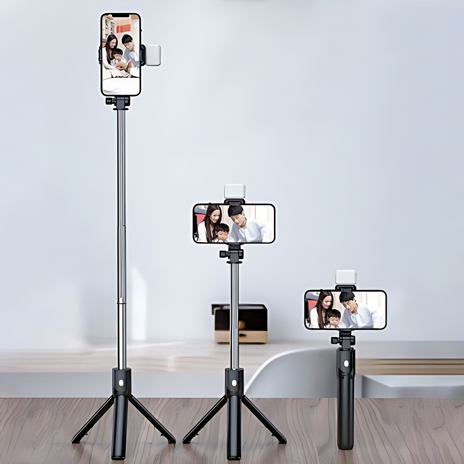 H1S LED Selfie Stick with Tripod