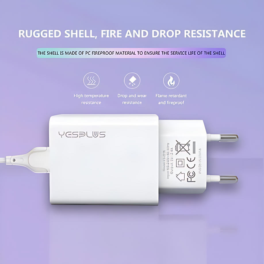 YS-1117 Fast Charging Type-C Cable With Adapter