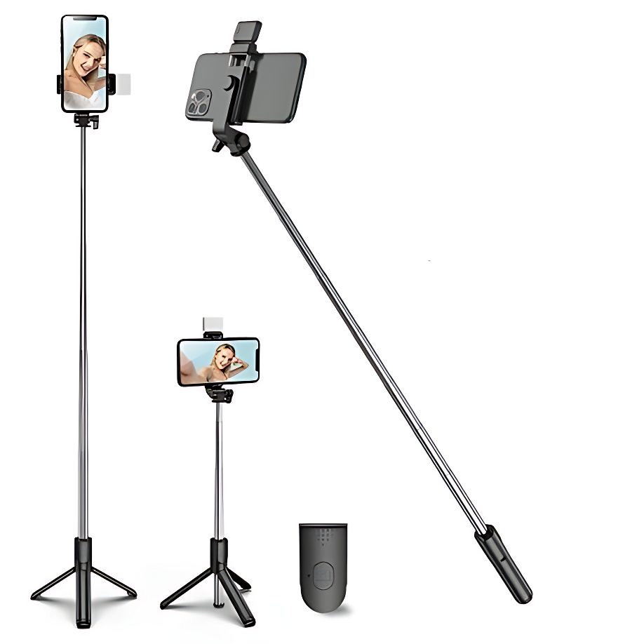 H1S LED Selfie Stick with Tripod